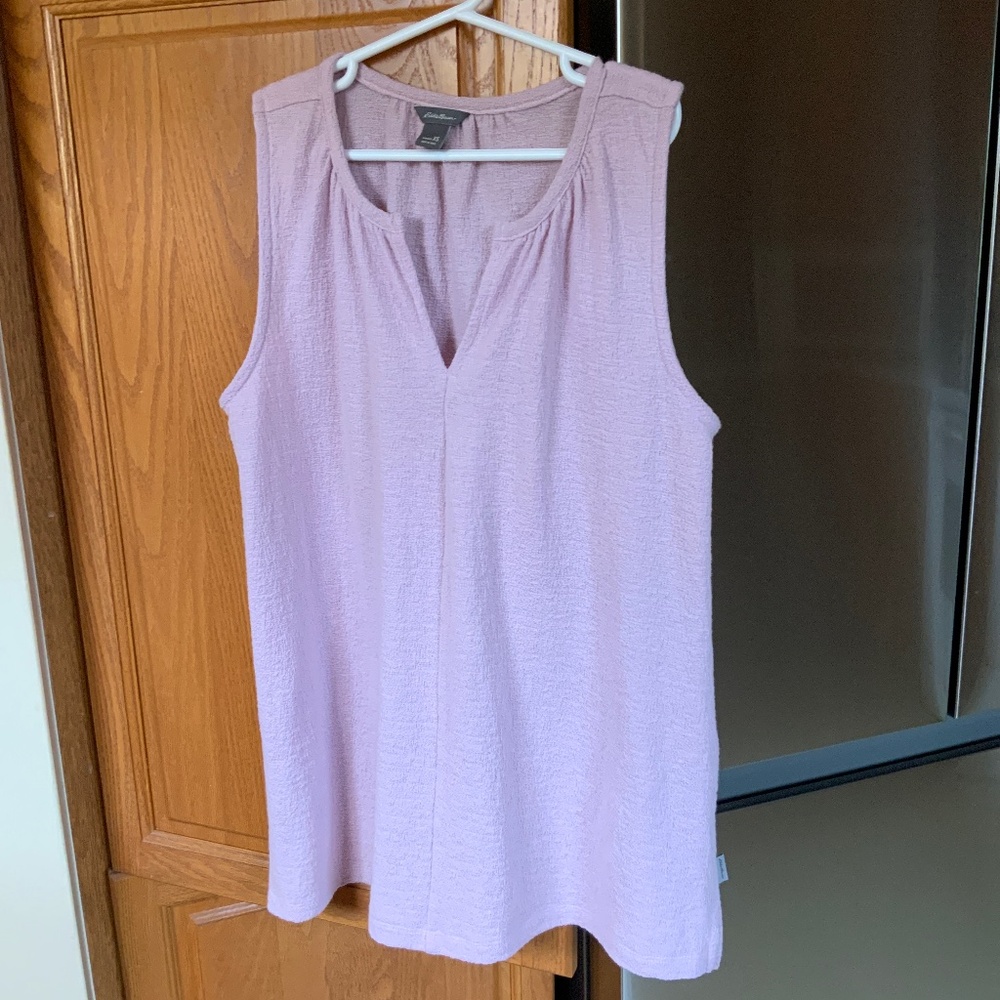 Light Purple Gauze Sleeveless Top XS